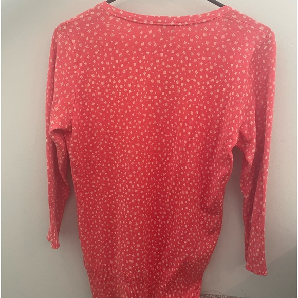 Pink & Cream Polka Dot Cardigan Medium - Picture 2 of 6